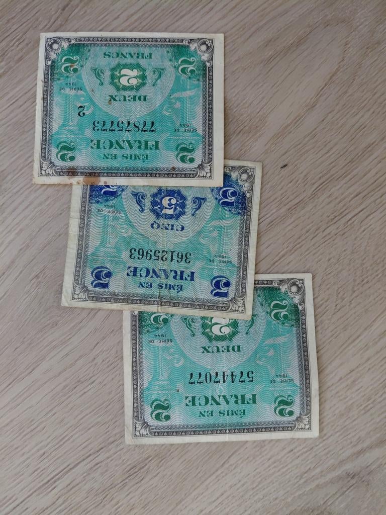 US invasion money, Verzamelen, Militaria | Tweede Wereldoorlog, Ophalen of Verzenden, Amerika