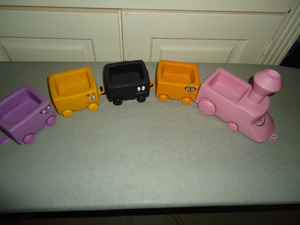 plastoy barbapapa trein, Ophalen