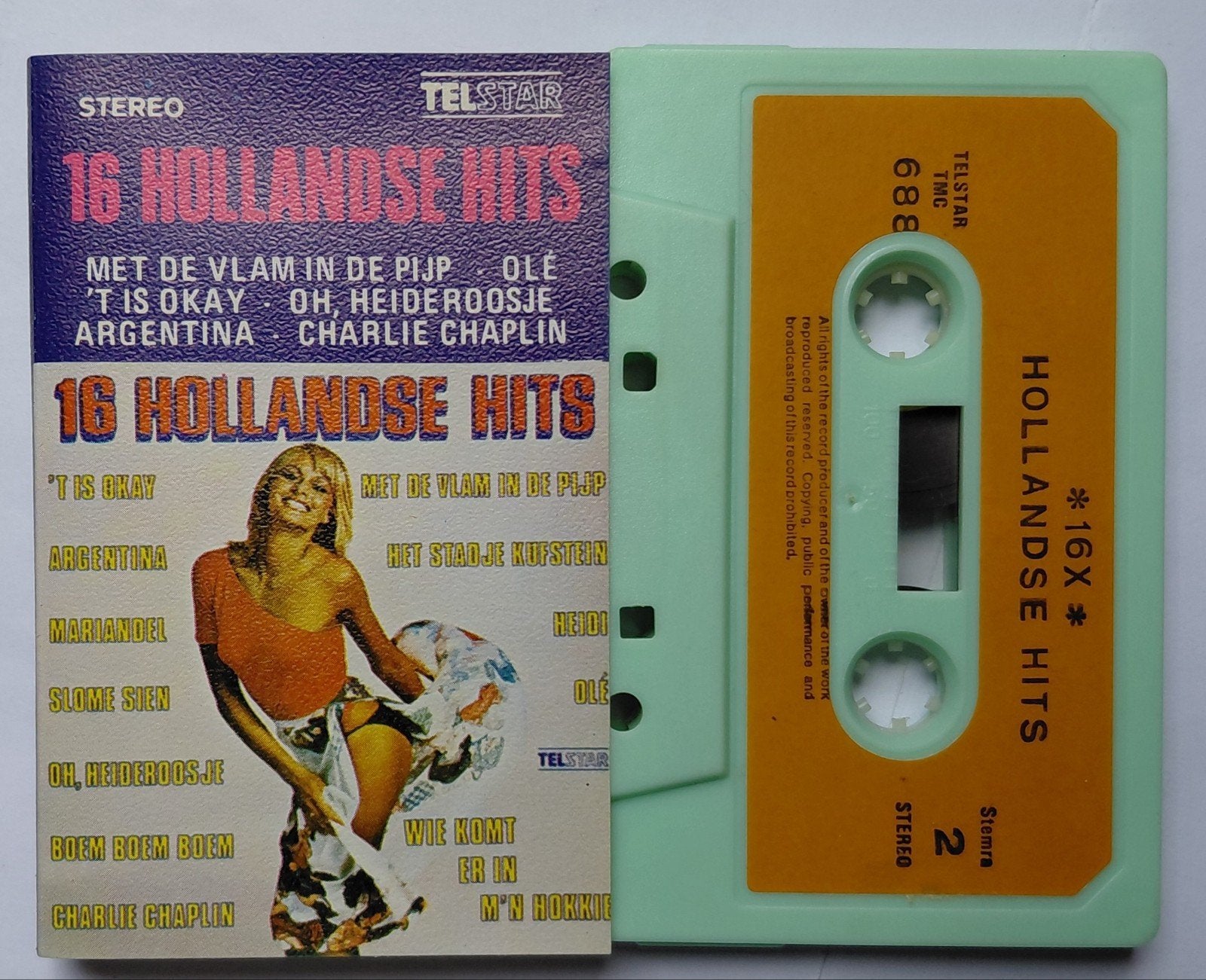 TMC  - 688.   16 Hollandse Hits., Ophalen of Verzenden, Zo goed als nieuw, Nederlandstalig, 1 bandje