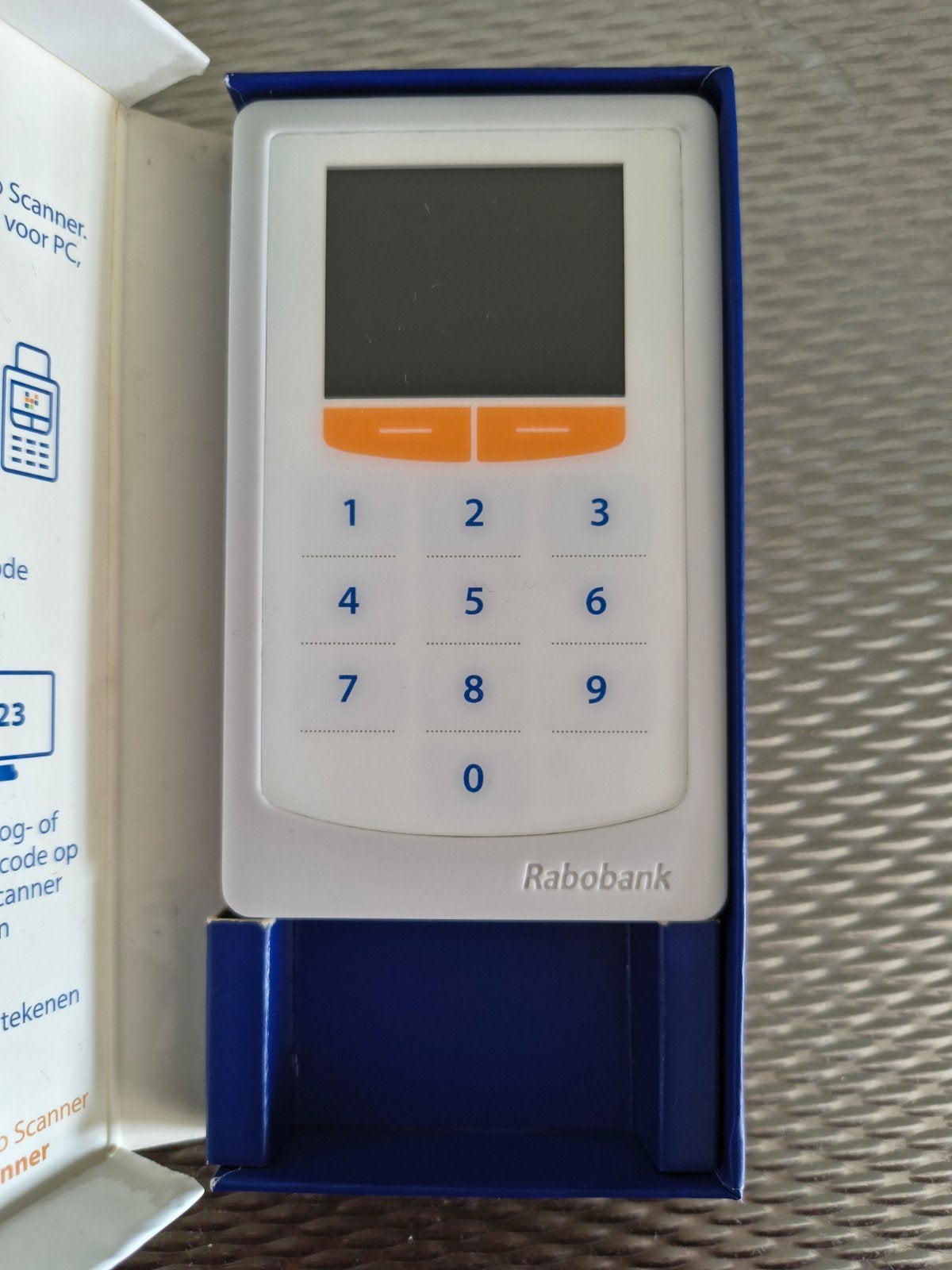 Rabo Scanner van Rabobank in originele doos, Ophalen of Verzenden, Gebruikt