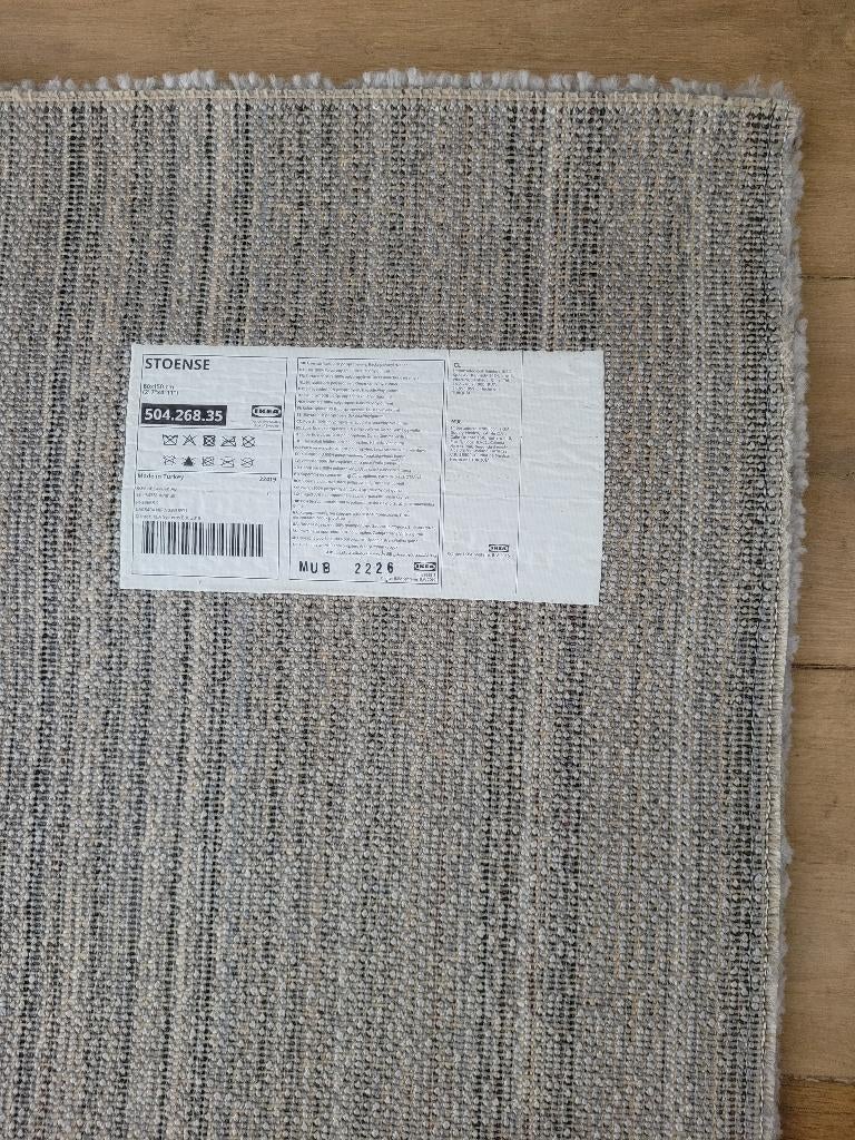 Stoense vloerkleed, grijs, 80x150, Huis en Inrichting, Stoffering | Tapijten en Kleden, Ophalen, 100 tot 150 cm, 50 tot 100 cm