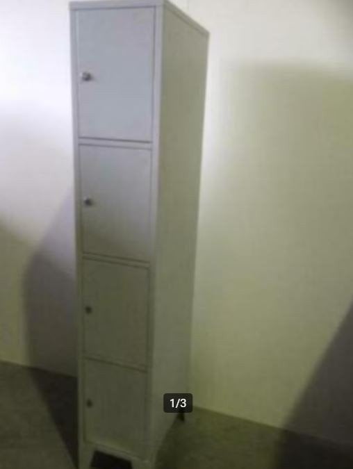 Locker garderobekast nieuw lichtgrijs, Nieuw, Ophalen of Verzenden, Nvt, Nvt