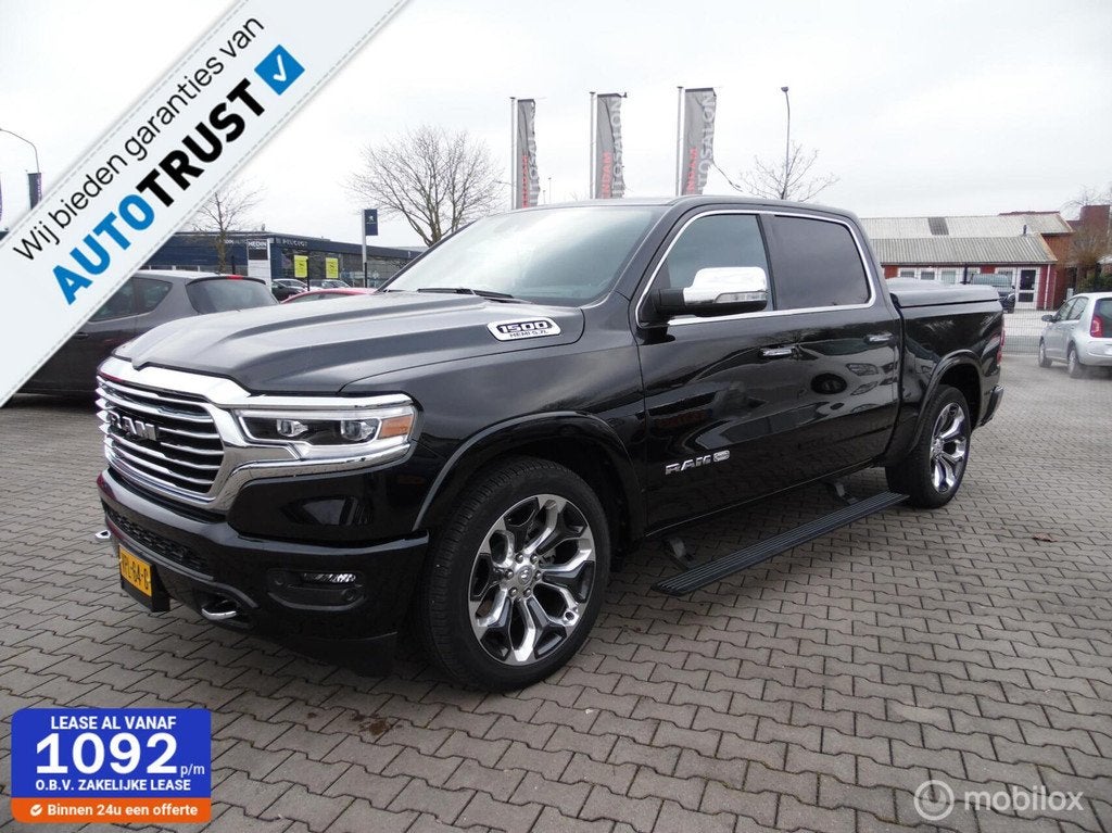 Dodge Ram 1500 4X4 5.7 V8 4x4 Crew Cab Long Horn Full Option, Auto's, Dodge, Automaat, Adaptive Cruise Control, Gebruikt, 5654 cc