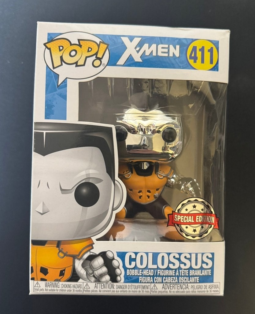 Funko Pop! X-Men Colossus #411 Chrome Special Edition, Ophalen of Verzenden, Nieuw