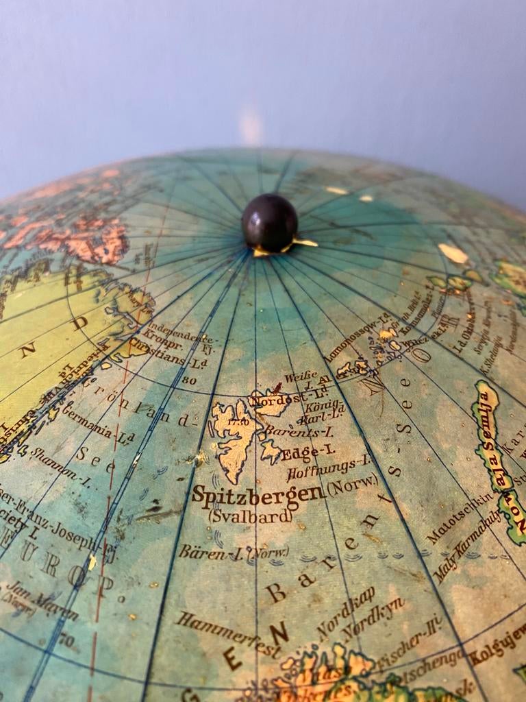 XL glazen globe lamp van Columbus , 47 cm, Ophalen, Columbus, Duitsland, Onbekend