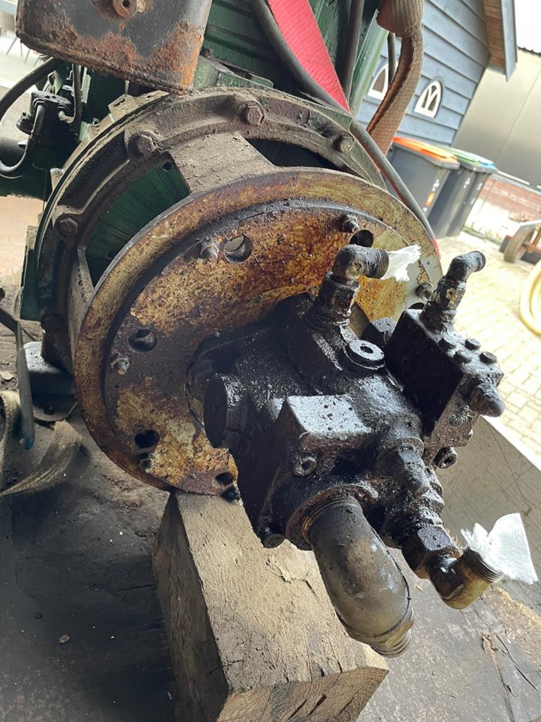 Hydrauliek hydraulische pomp houtklover olie lister, Ophalen, Gebruikt