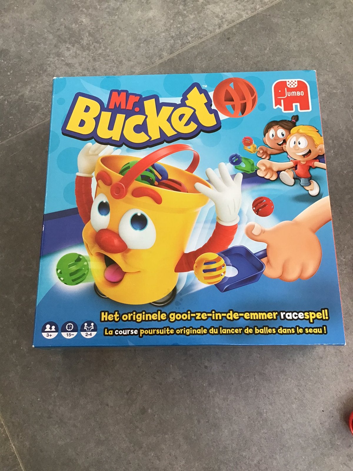 Mr Bucket nog NIEUW in verpakking!, Drie of vier spelers, Ophalen of Verzenden, Nieuw
