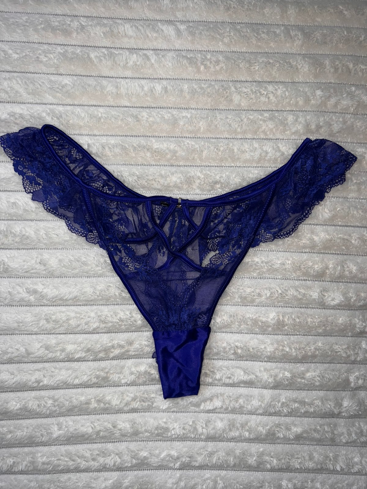 Donkerblauwe brazilian Hunkemoller Noir collectie, Verzenden, Blauw, Slip