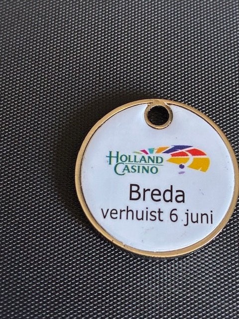winkelwagenmuntje Holland Casino Breda, Verzamelen, Winkelwagenmuntjes, Ophalen of Verzenden