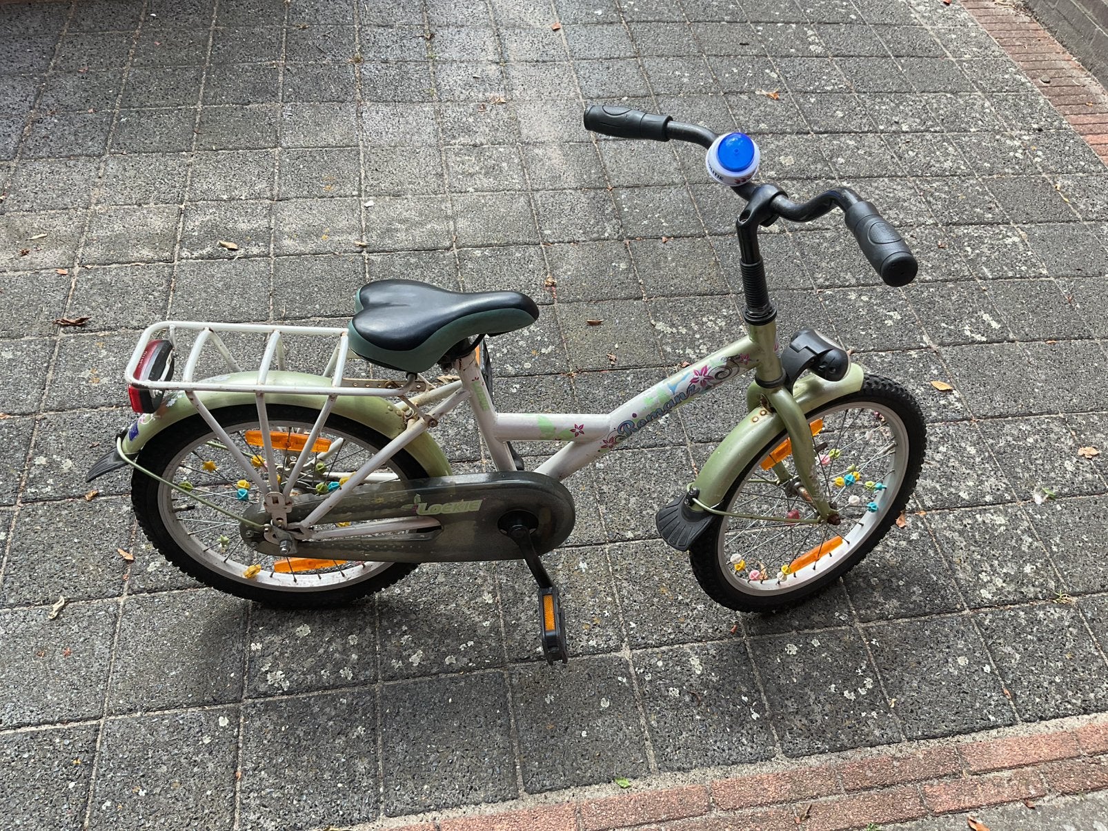 Mooie kinderfiets om te leren fietsen 14 inch, Ophalen, Gebruikt, Minder dan 14 inch