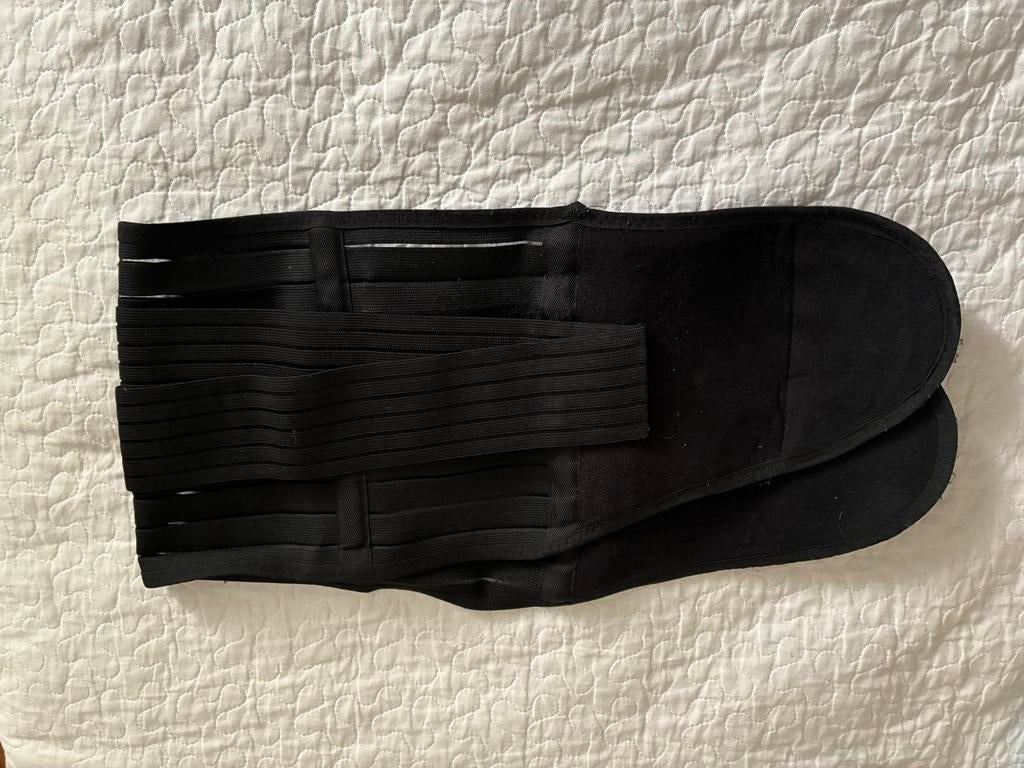Postpartum zwangerschapsband/ buikband, Gedragen, Ophalen, Maat 38/40 (M), Zwart