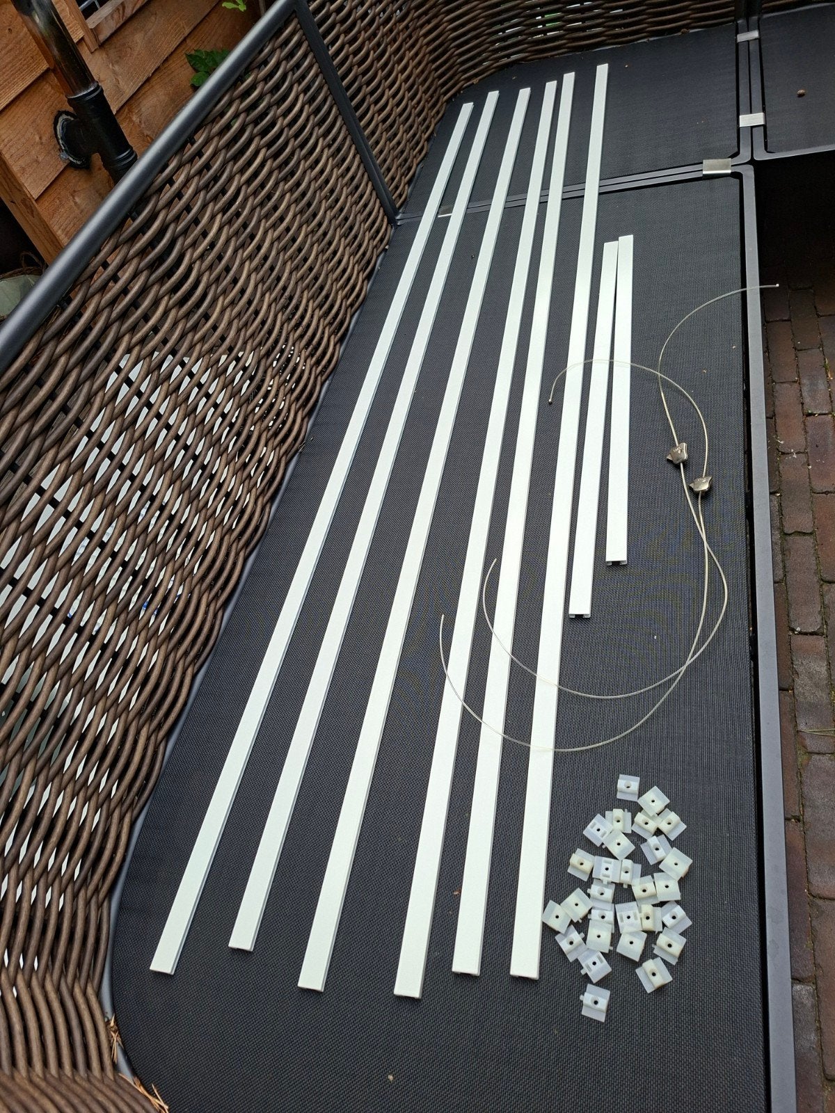 Aluminium ophang systeem, Doe-het-zelf en Verbouw, Metalen, Ophalen, Aluminium