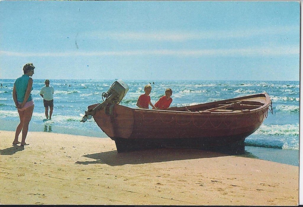 Kr19 gelopen ansichtkaart burgh haamstede renesse, Ophalen of Verzenden, 1980 tot heden, Gelopen
