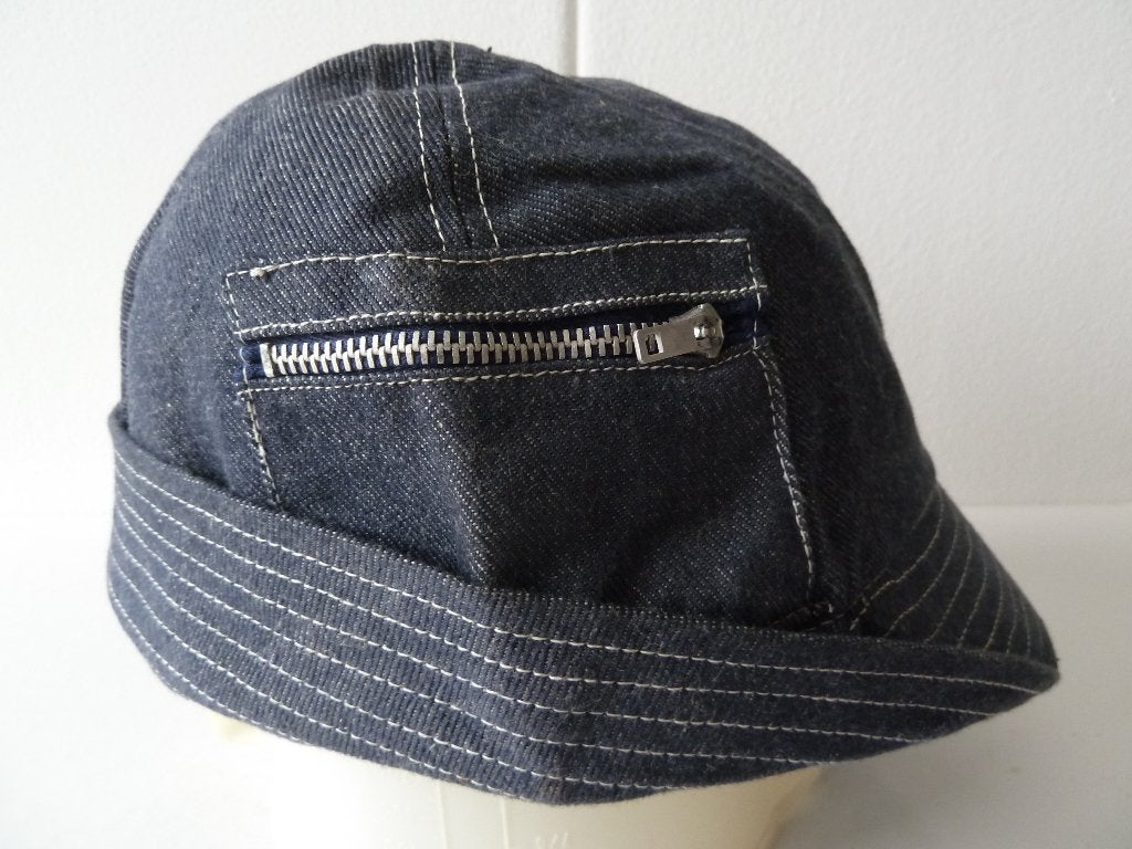 Vintage spijker pet maat 59 nieuwstaat, Ophalen of Verzenden, Zo goed als nieuw