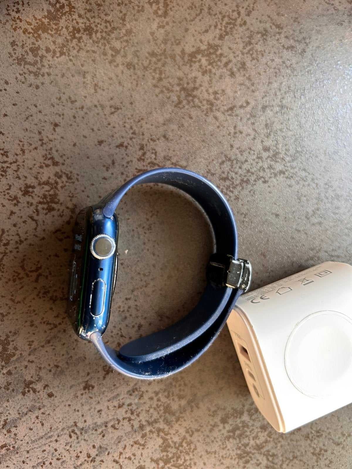 Apple watch, Ophalen of Verzenden, Gebruikt, Blauw, IOS