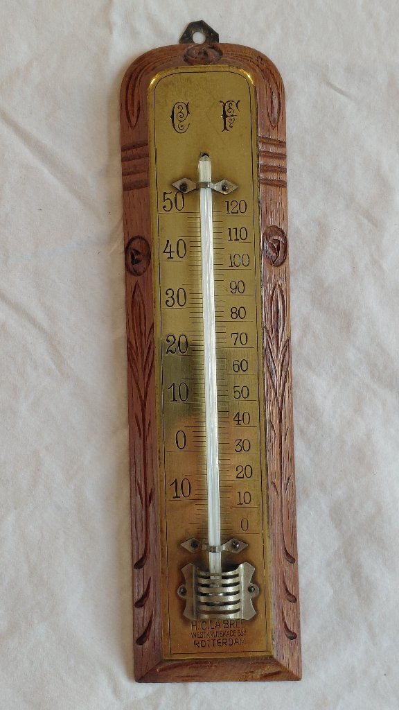 Antieke thermometer, Ophalen of Verzenden