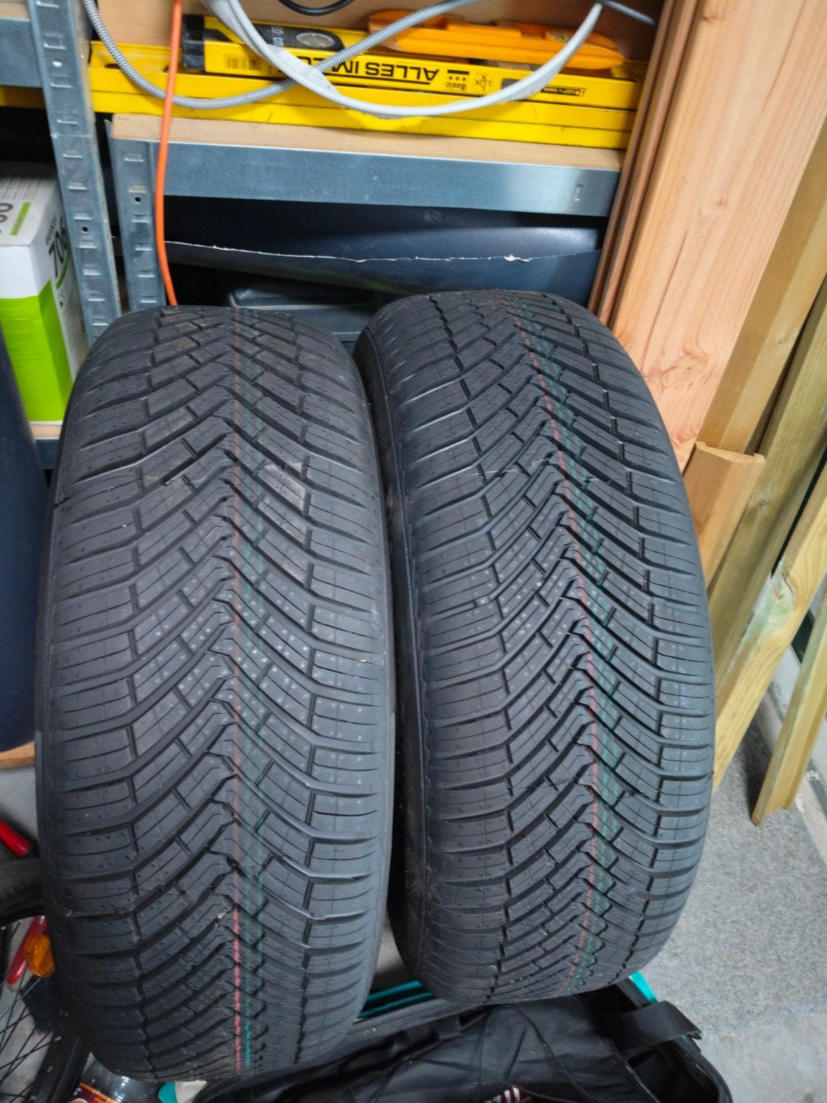 2x Continental AllSeasonContact 215/55 R17 98H, Ophalen, Nieuw