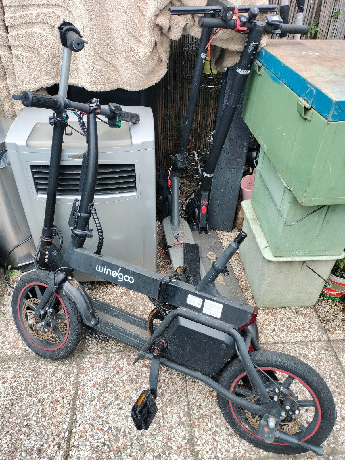 Elektrische fiets en steps, Fietsen en Brommers, Steps, Ophalen, Gebruikt, Elektrische step (E-scooter)