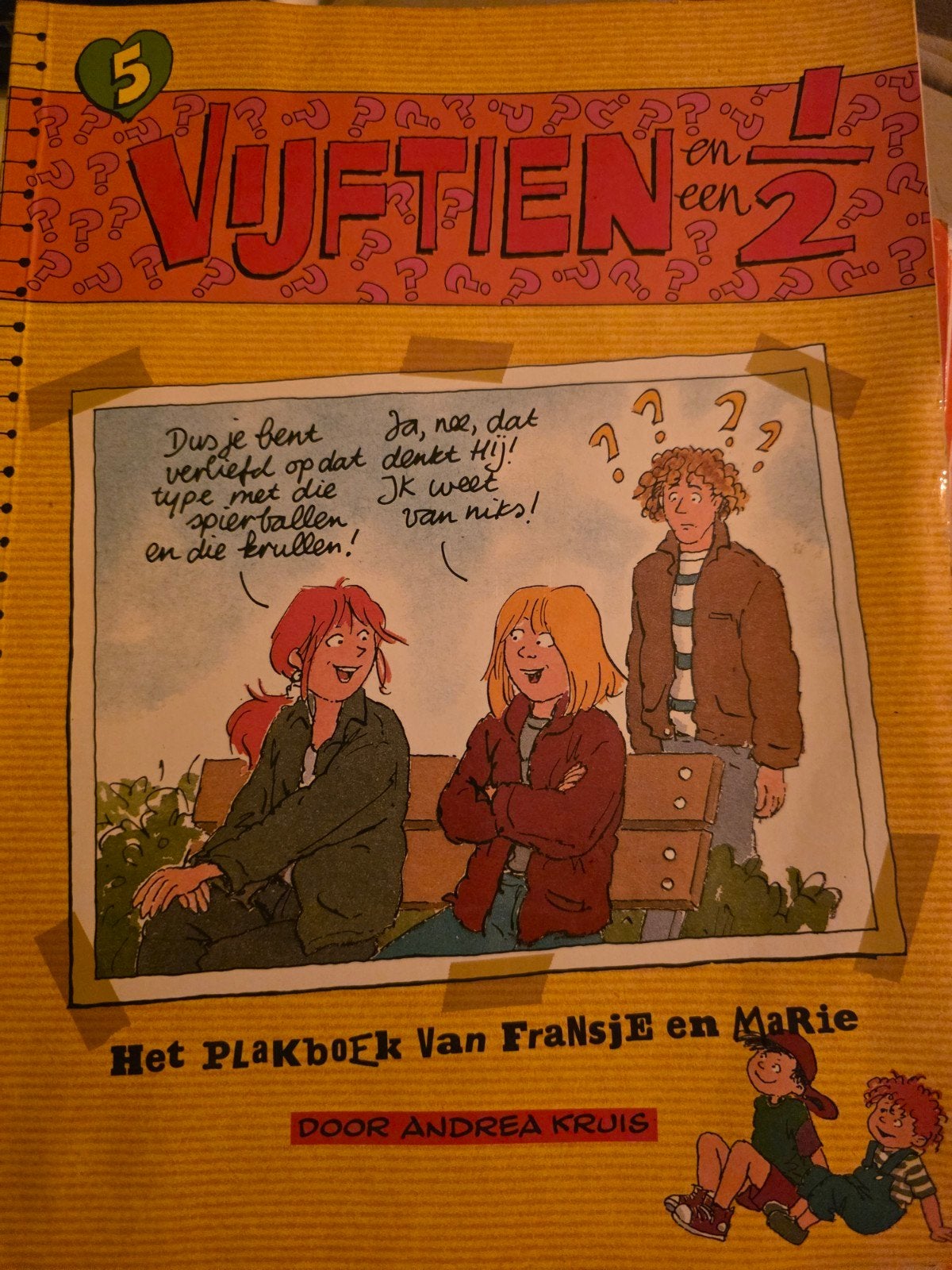 Vijftien en een half - Het plakboek van Fransje en Marie, Ophalen of Verzenden, Gelezen, Andrea Kruis, Fictie algemeen