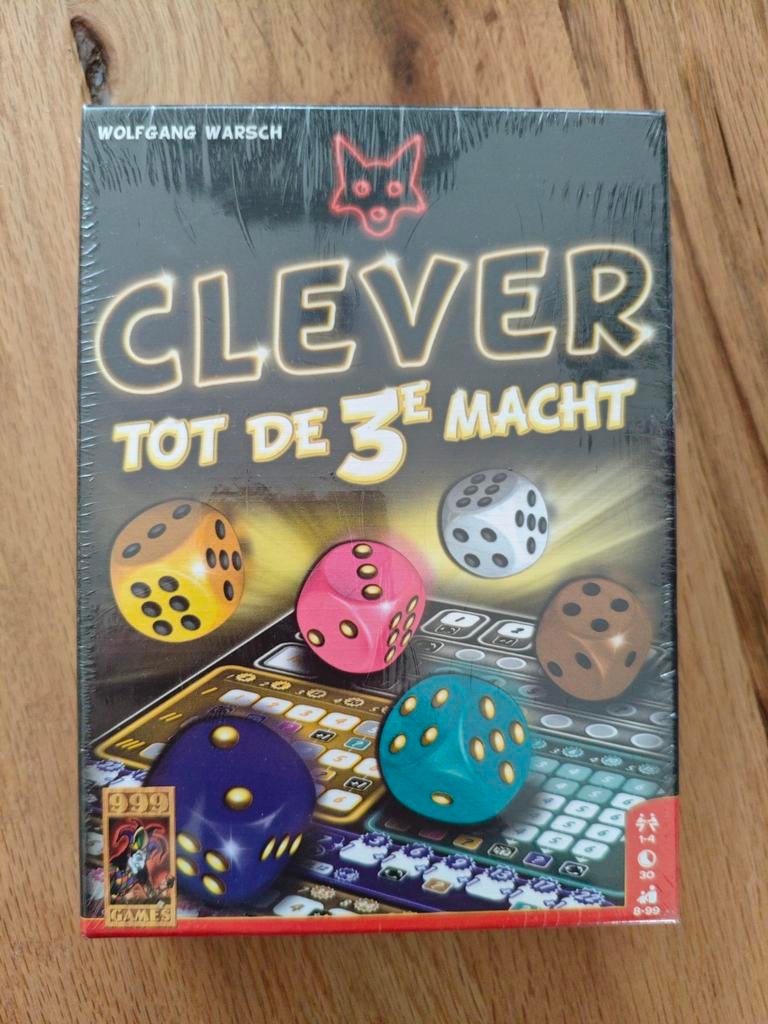 Clever Tot de 3e Macht dobbelspel - Nieuw in seal, Een of twee spelers, Ophalen of Verzenden, Nieuw, 999 Games