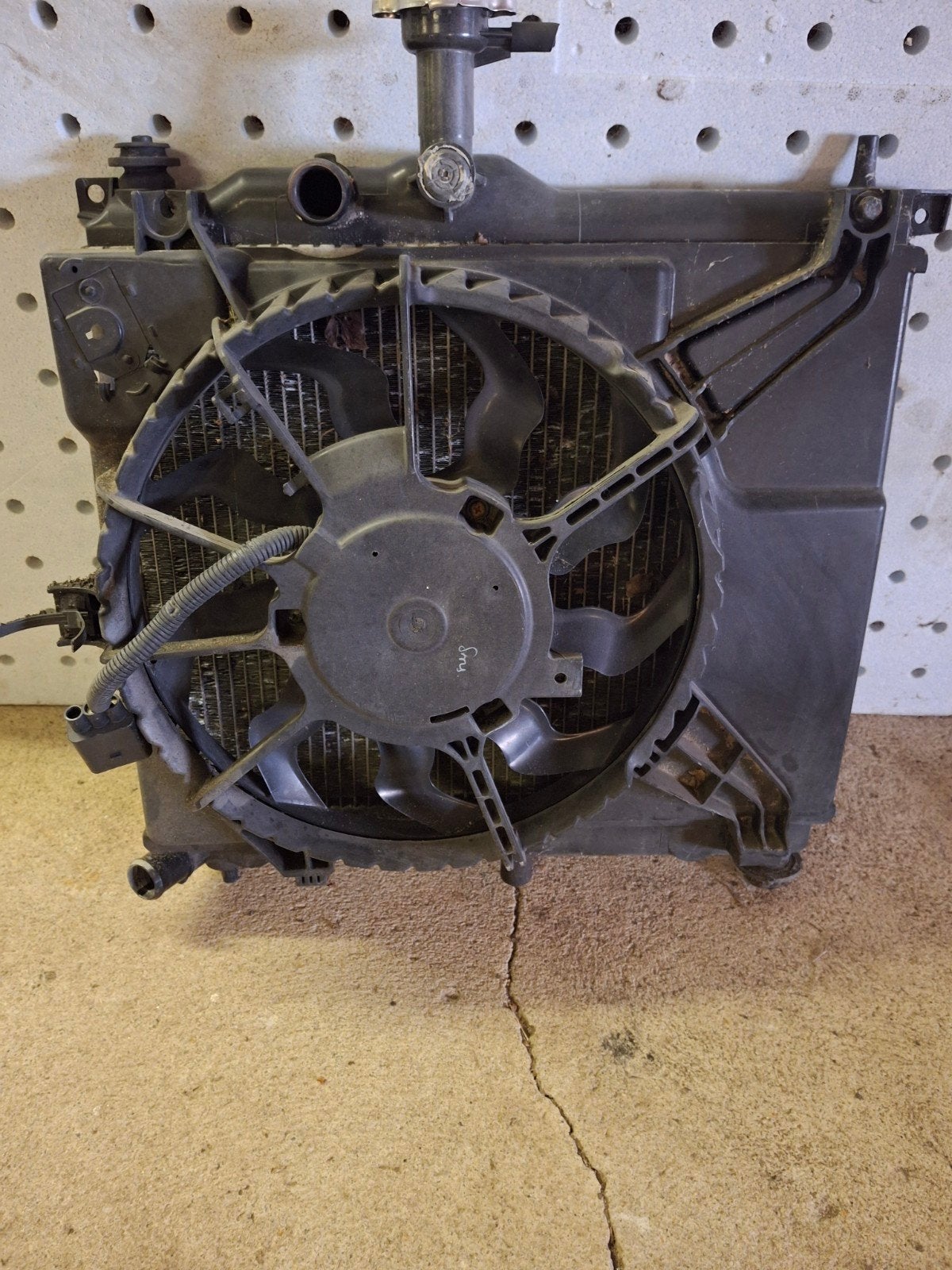 Radiator koeler met koelmotor fan voor  hyundai i10 (2010), Ophalen of Verzenden, Hyundai