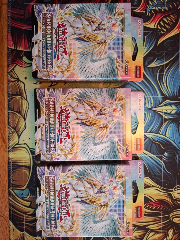 3x Structure decks Legend of the Crystal Beast sealed, Ophalen of Verzenden, Nieuw, Speeldeck