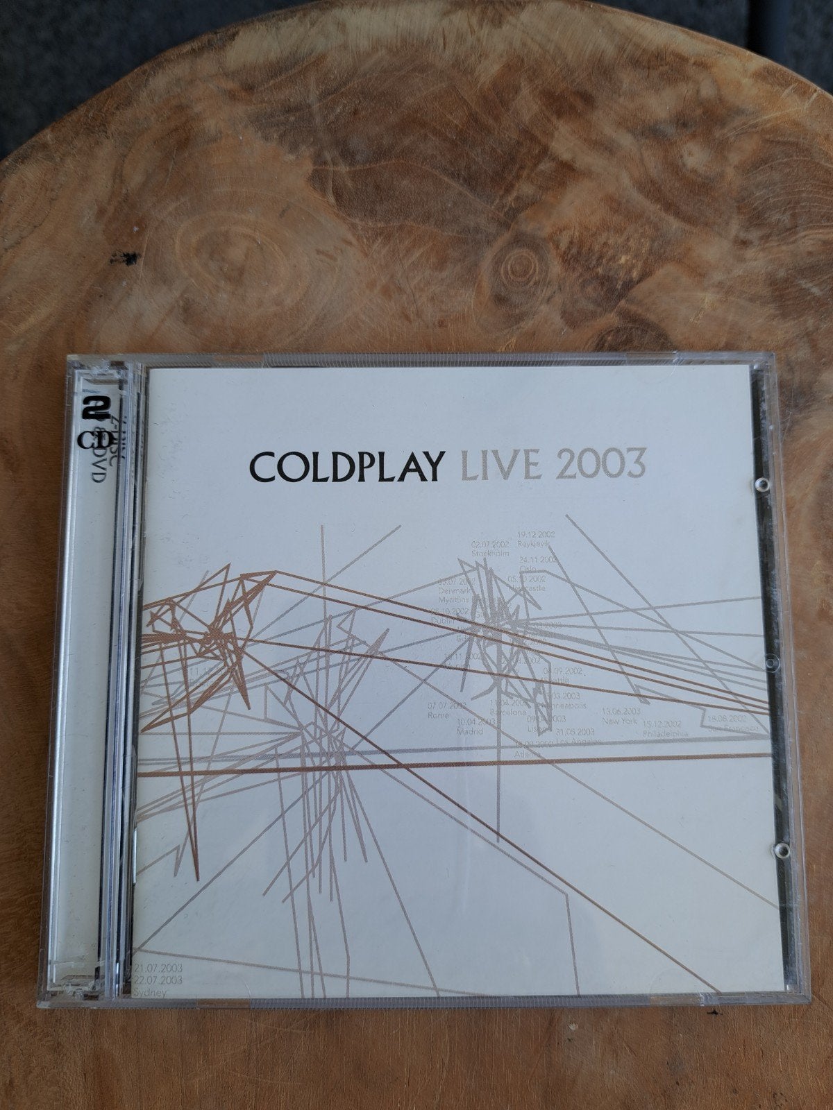 Coldplay Live 2003 CD + DVD - Zo goed als nieuw, Rock, Ophalen of Verzenden, Zo goed als nieuw, Live-album