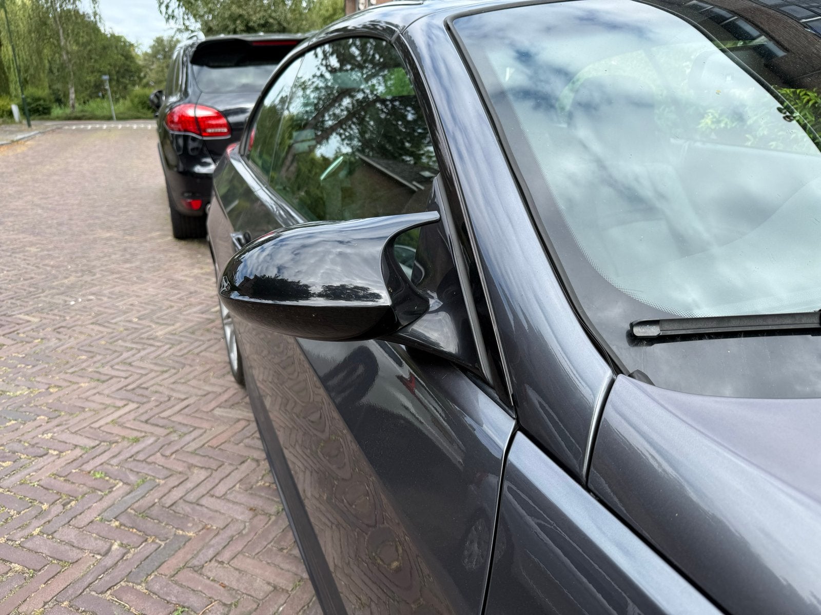 M3 Spiegelkappen voor BMW E90 E91 E92 E93 - Glanzend Zwart, Ophalen of Verzenden, Gebruikt, BMW