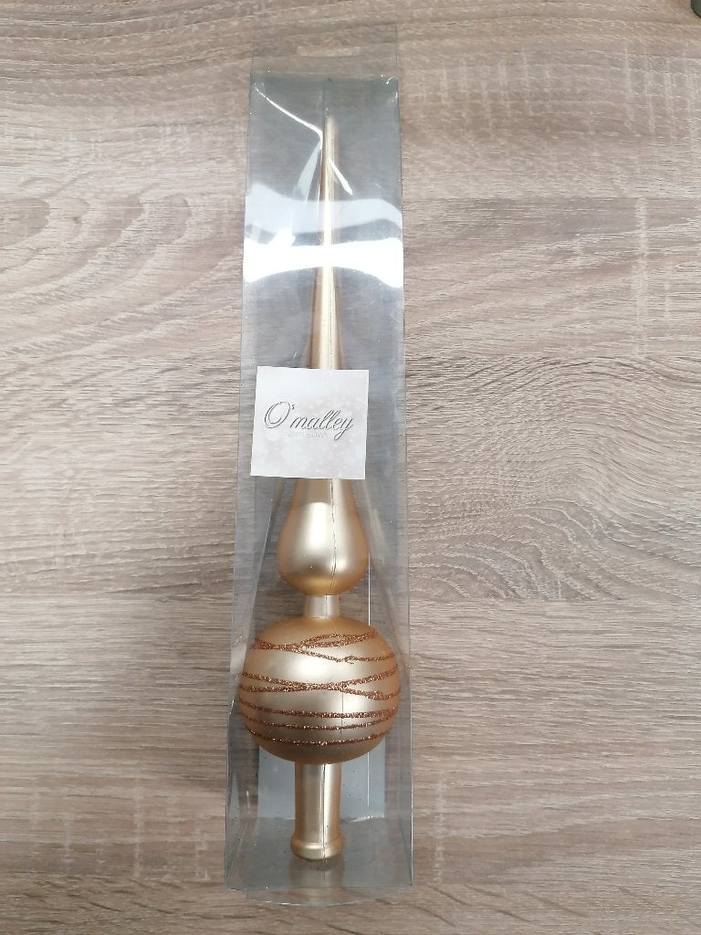 2 kerst pieken. Goudkleurig (nieuw) en zwart (z.g.a.n.), Ophalen of Verzenden, Nieuw