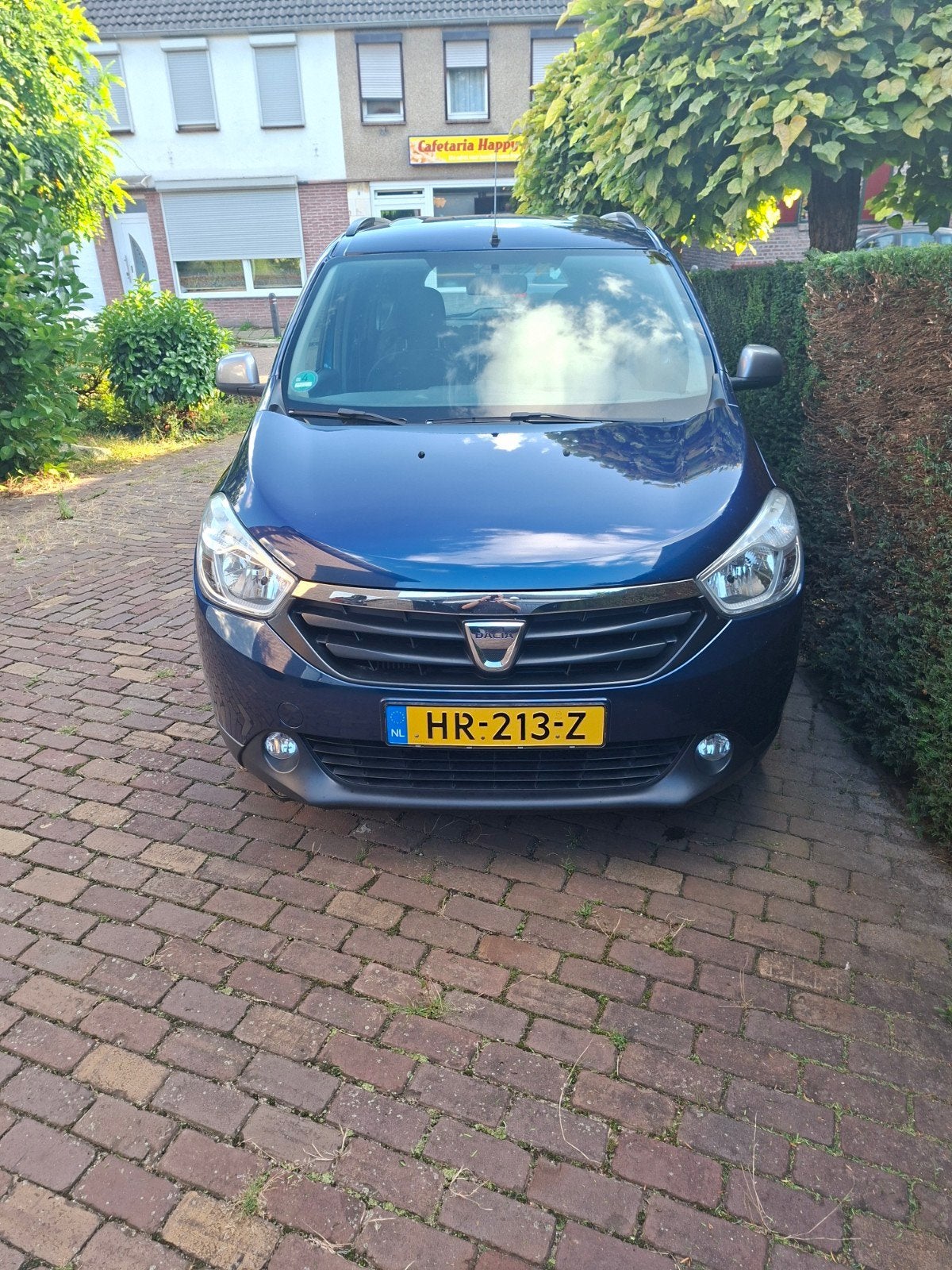 Dacia Lodgy 1.2 TCE 85KW Stepway 2015 Blauw, Auto's, Voorwielaandrijving, 4 cilinders, Blauw, 7 stoelen