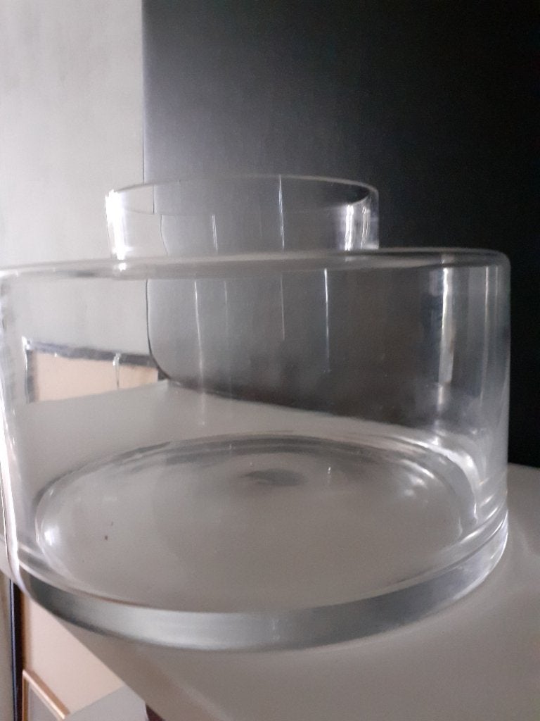 vaas glas, Ophalen, 14 cm, Geschikt voor droogbloemen, Glas