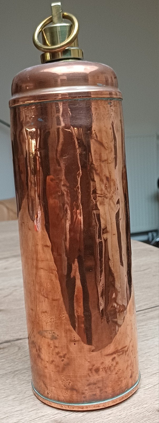 Koperen kruik, Ophalen, Koper