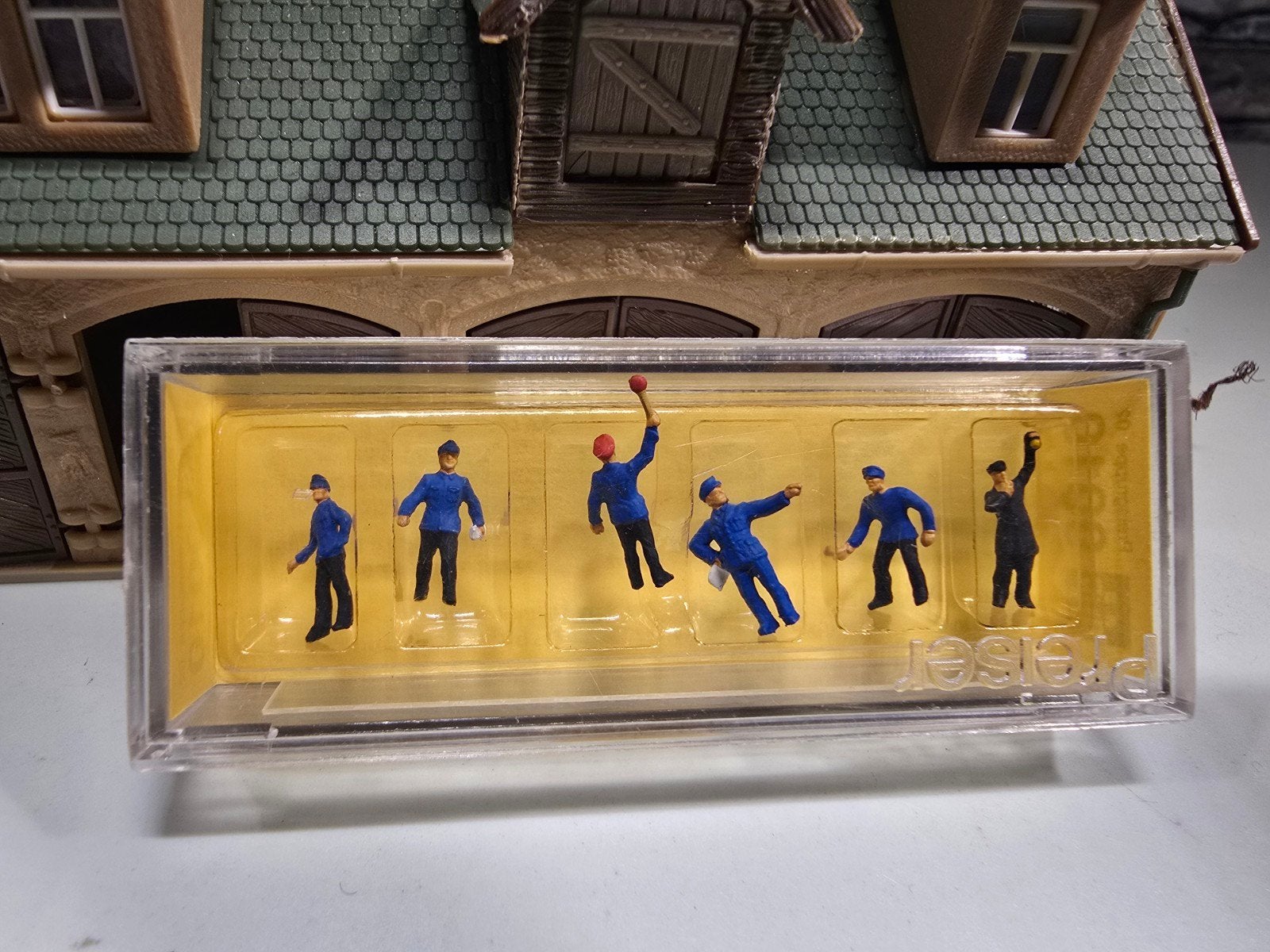 preiser figuurtjes treinpersoneel N spoor trein 1:160, Overige merken, Gelijkstroom of Wisselstroom, Overige typen, Nieuw