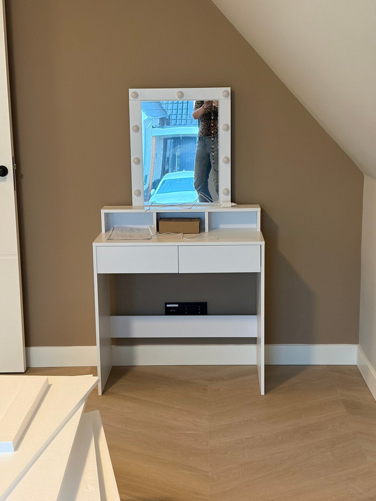 Make up tafel met verlichting - nieuw!, Ophalen, 100 tot 150 cm, Nieuw, 50 tot 100 cm