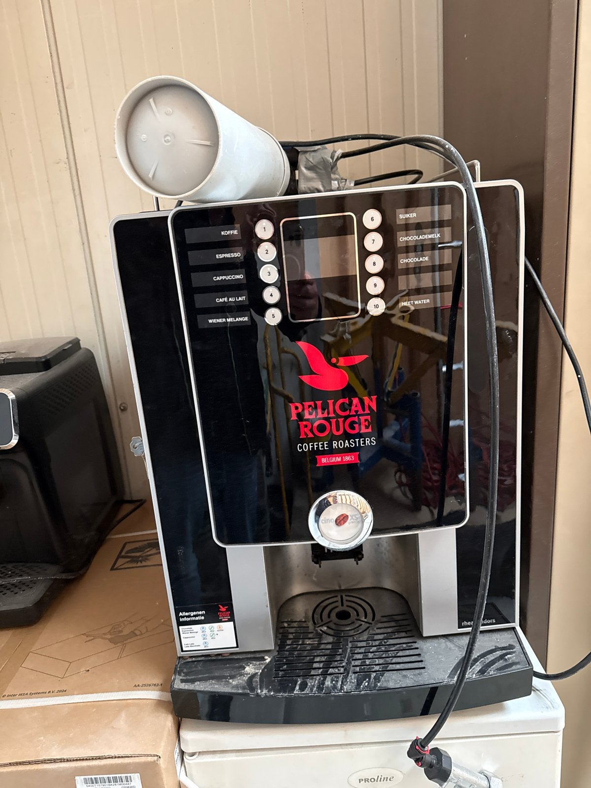 Pelican Rouge Koffiemachine - Display werkt niet, Ophalen, Niet werkend, Koffiemachine, Koffiebonen