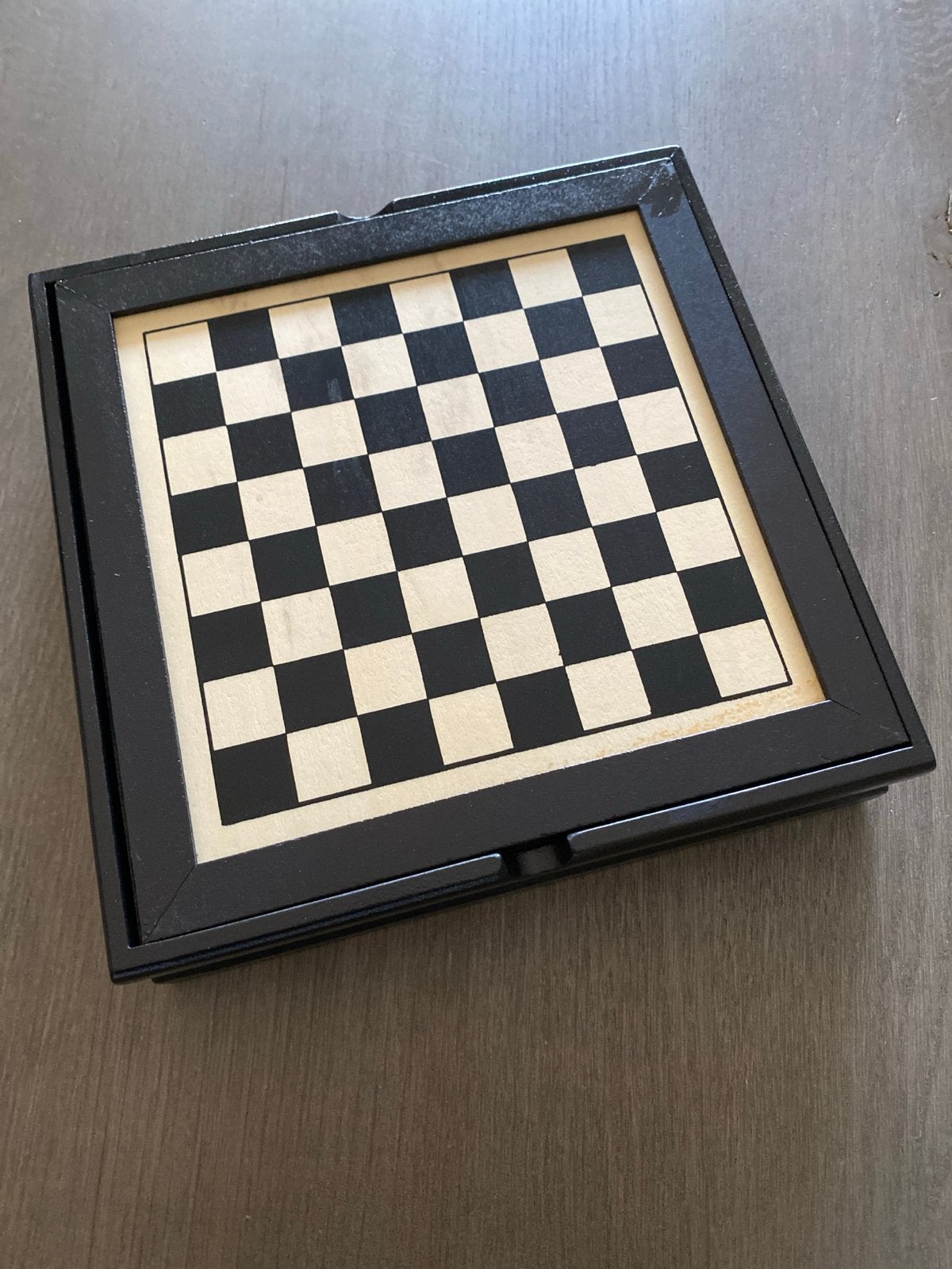 FAMILY-FUN Houten Spellendoos met 5 Klassieke Spellen, Een of twee spelers, Ophalen of Verzenden, Nieuw, Reisspel