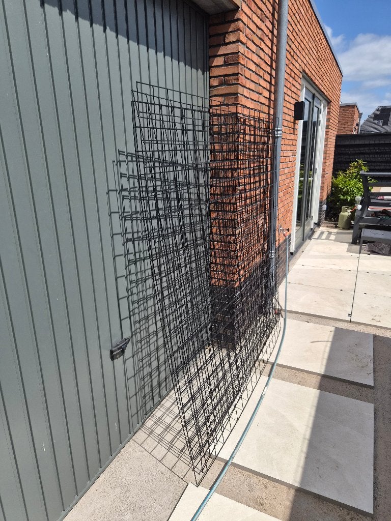 Gaaspanelen zwart gecoat 180x180 10x10, Tuin en Terras, Gaas en Draad, Ophalen, Nieuw, Minder dan 10 meter, Gaas
