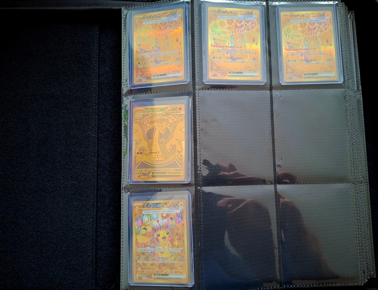 Pokemon Toploader Binder met 161 Gold/Ultra Rare Kaarten, Hobby en Vrije tijd, Ophalen, Zo goed als nieuw, Meerdere kaarten, Foil