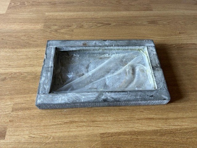 L45-houten decoratie plateau 22x14cm, Ophalen of Verzenden, Gebruikt