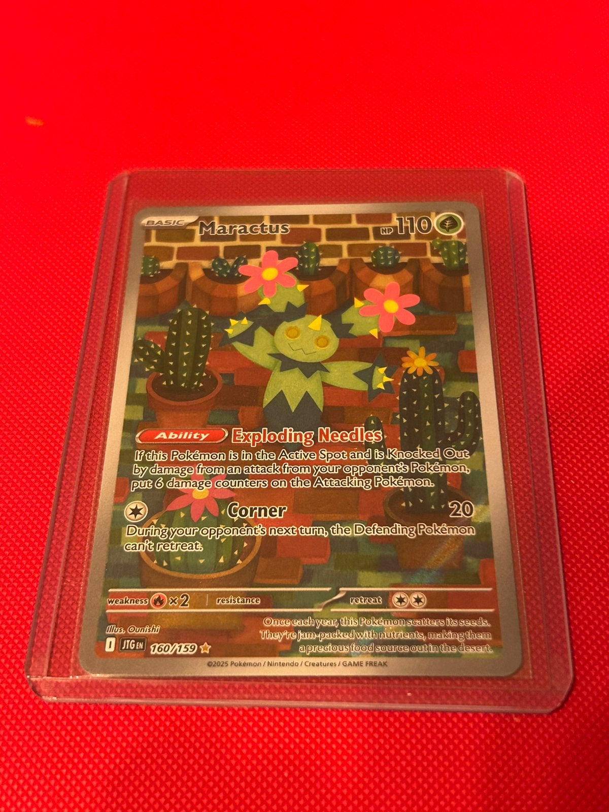 Maractus (160/159) Pokemon kaart Journey Together, Ophalen of Verzenden, Zo goed als nieuw