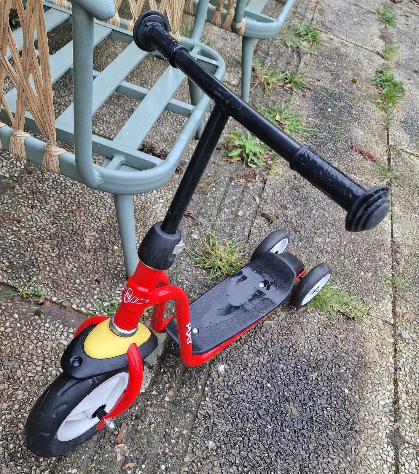 Puky step voor kinderen - Rood/Zwart, Fietsen en Brommers, Ophalen, Gebruikt, Gewone step, Puky