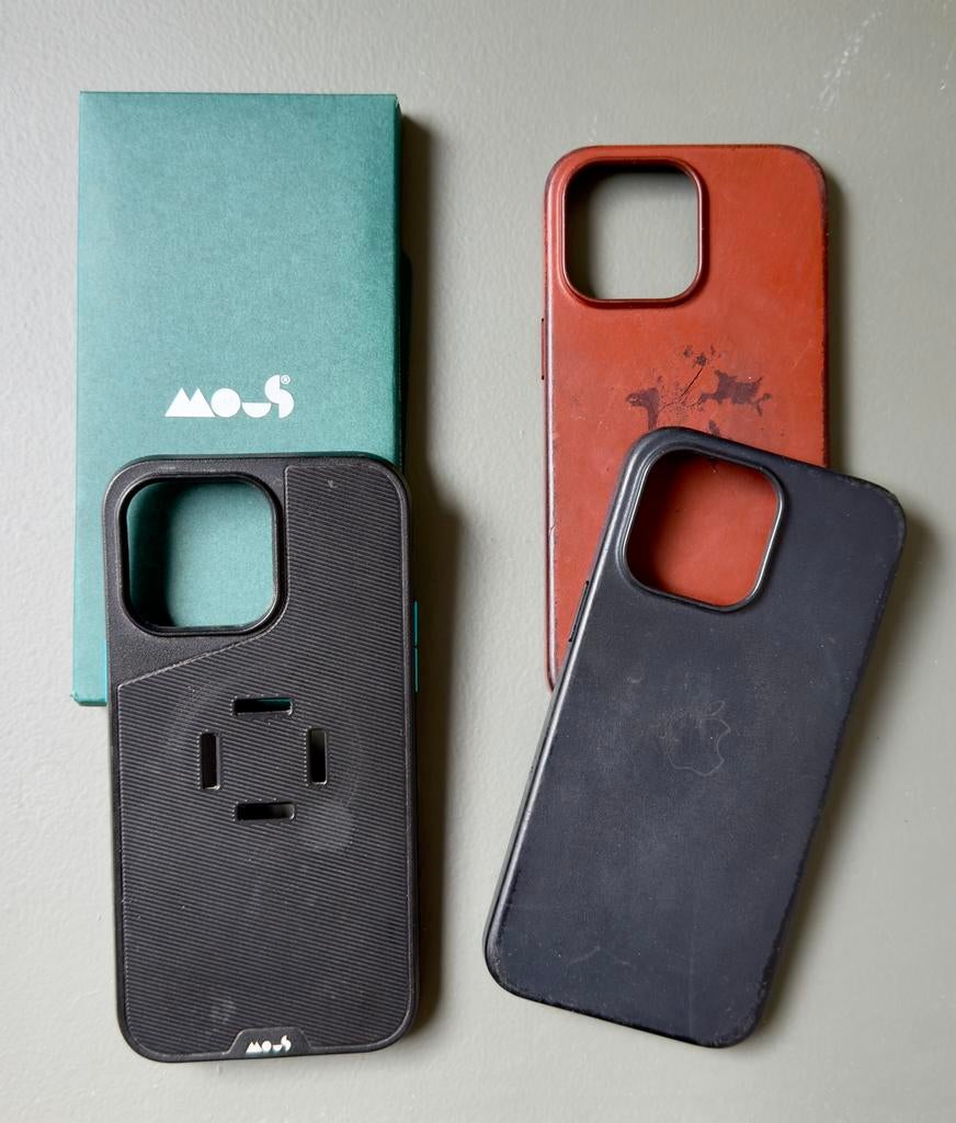 Apple en Mouse iPhone 14 Pro Max Cover, IPhone 14 Pro Max, MagSafe, Hoesje of Tasje, Ophalen of Verzenden