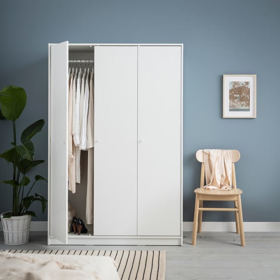 IKEA KLEPPSTAD kledingkast | IKEA KLEPPSTAD wardrobe, Huis en Inrichting, Ophalen, 100 tot 150 cm, Zo goed als nieuw, IKEA