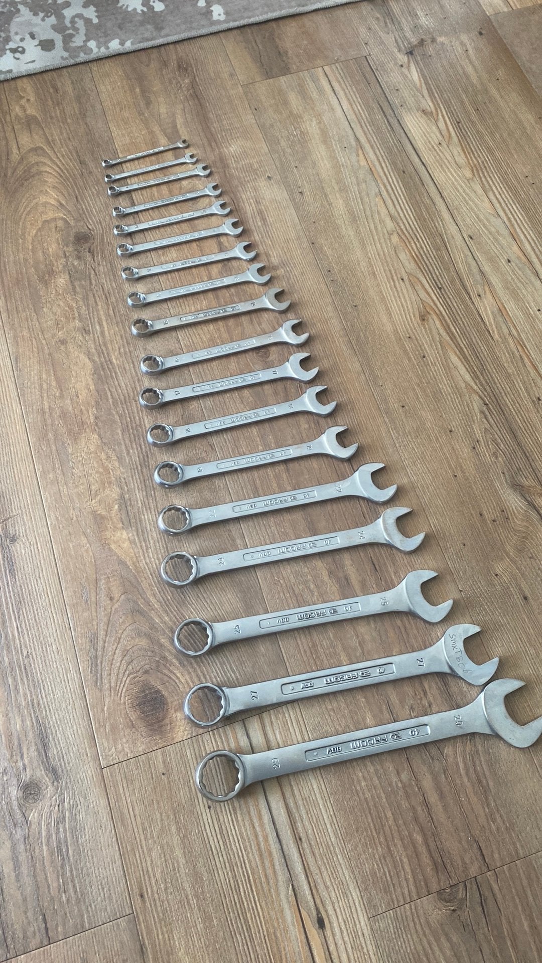 Facom 18 dlg steekringsleutelset 6-29mm serie 40, Ophalen of Verzenden, Zo goed als nieuw
