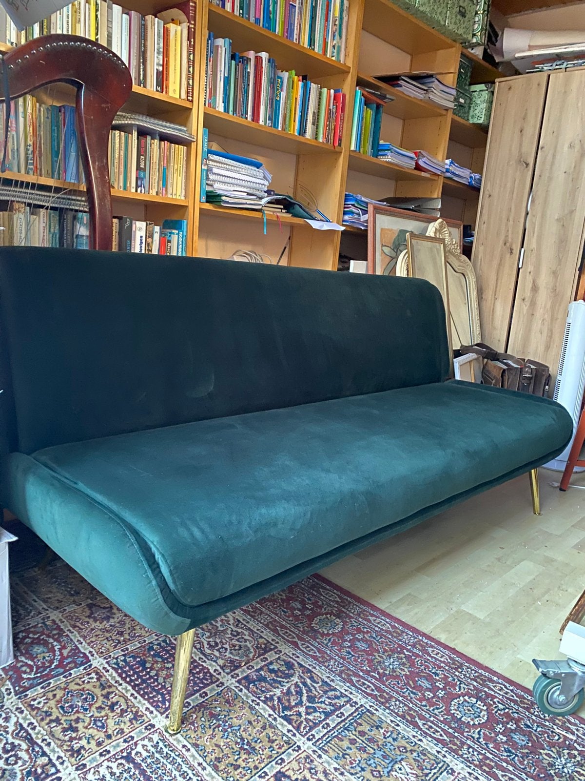 Mooie slaapbank, Ophalen, 90 cm, Zo goed als nieuw, Twijfelaar