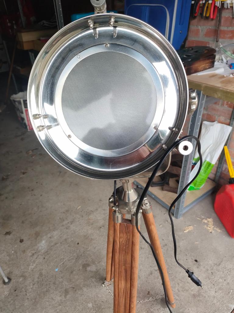 Vloerlamp, Ophalen, Zo goed als nieuw, Vergrootglas of Loep