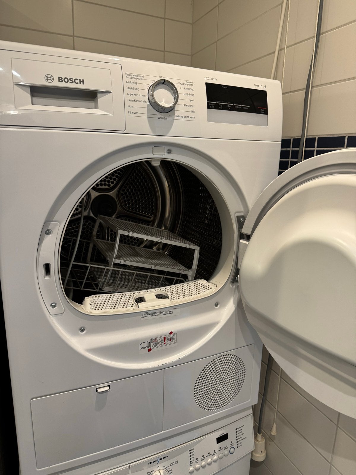 Bosch Serie 4 Exclusiv Condensdroger - Zo goed als nieuw, Ophalen, Overige typen, 8 tot 10 kg, Zo goed als nieuw