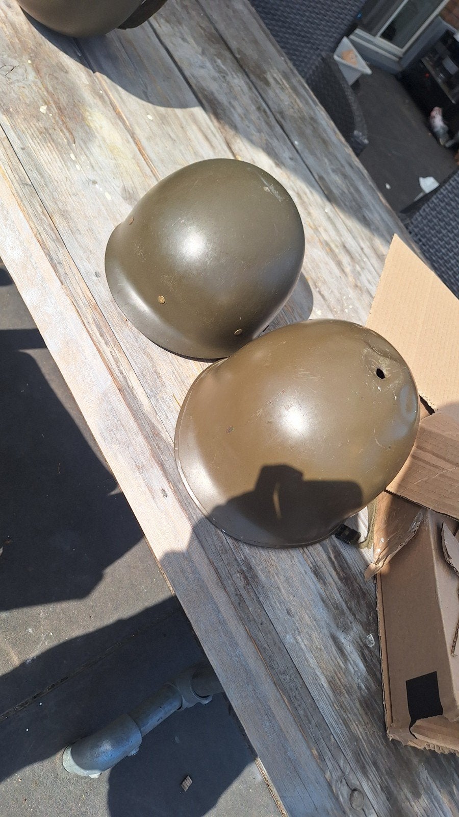 M53 helm uit 1960 - Originele militaire helm, Verzamelen, Militaria | Algemeen, Ophalen of Verzenden, Landmacht, Nederland, Helm of Baret
