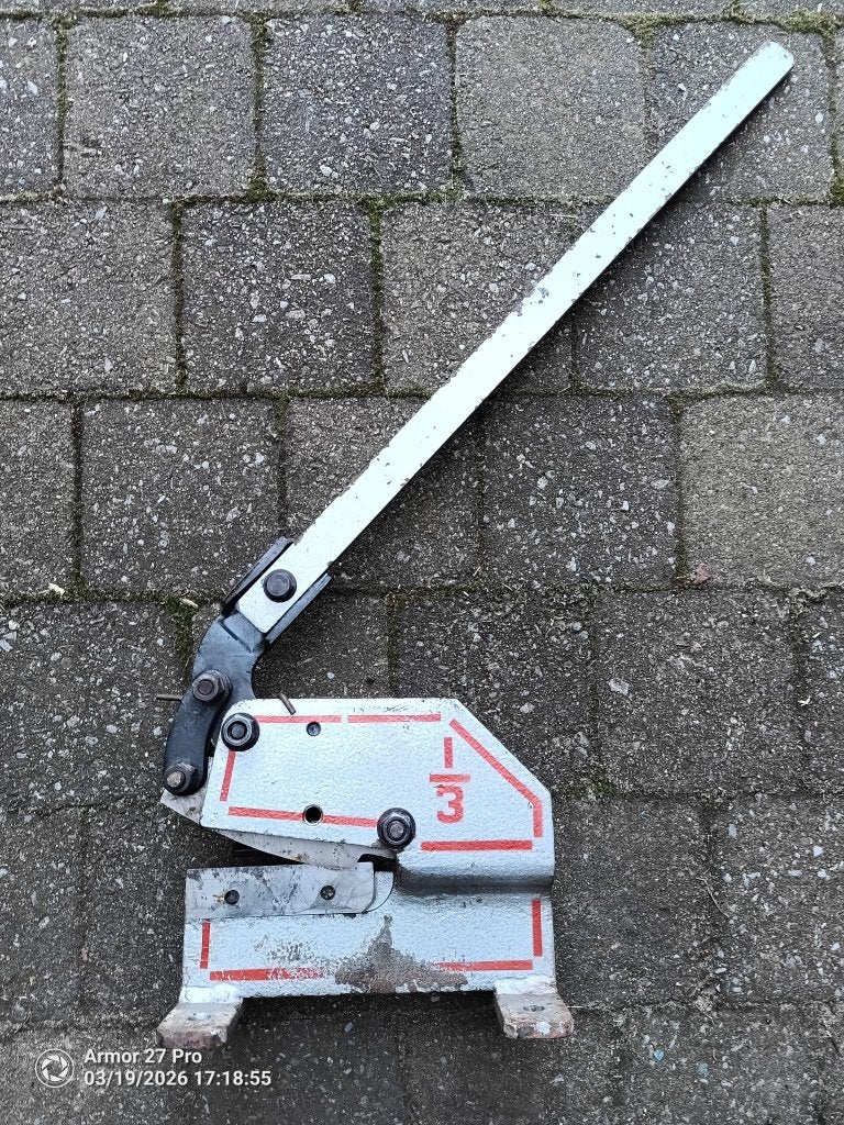 Plaatknipschaar voor Metaalbewerking, Ophalen, Gebruikt