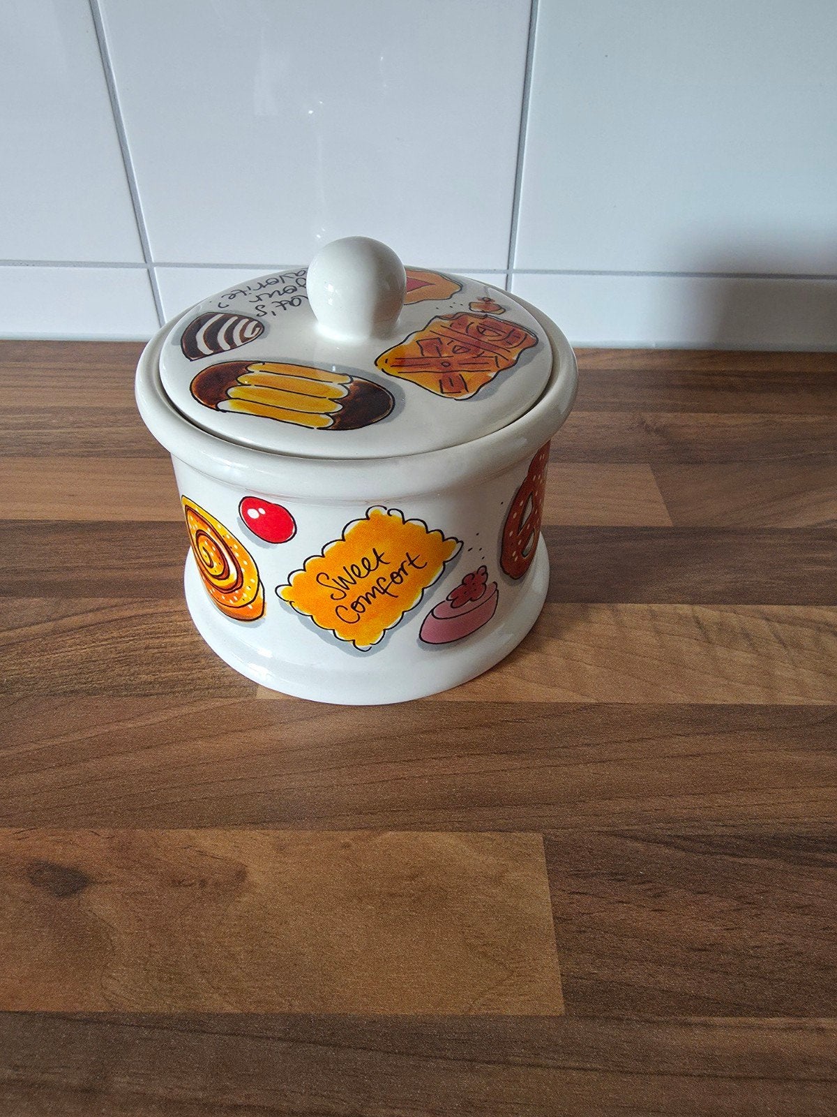 Koekjes pot van blond amsterdam, Ophalen, Zo goed als nieuw, Riet